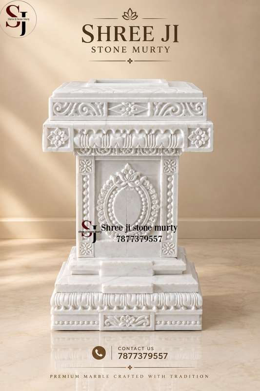 Marble Tulshi Pot